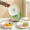 Prato de Mesa para Ossos Lixo Doméstico Prato de Ossos Grau Alimentício Prato Pequeno Prato para Lanches Frutas com Base Armazenamento