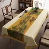 Nova Toalha de Mesa Estilo Chinês, Impermeável, à Prova de Óleo, Lavável, Resistente ao Calor, Novo Modelo 2026, Toalha de Mesa de Centro de Alta Qualidade, Toalha de Mesa de Chá