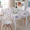 EVA Moderno Simple Plástico No Lavable Mantel Cuadrado Vidrio Suave Mantel Redondo Anti-Manchas Esterilla de Mesa Esterilla para Mesa de Café