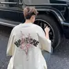 Estilo Urbano Americano Estampado de Puntos y Letras Camiseta de Verano de Manga Corta para Niños Marca de Moda Diseño Holgado y Atractivo Mangas Medias