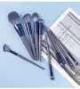 Cangzhou Lantis Mismo Estilo Conejo Morado Set de 10 Brochas de Maquillaje Pincel para Sombras de Ojos Rubor Polvo Suelto Set Completo Herramientas de Belleza Maquillaje Brochas