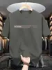 Camiseta de Moda Trendy Creativa con Estampado 'Future' para Hombre, Cuello Redondo, Transpirable y Deportiva, Transfronteriza de Aliexpress