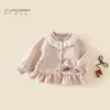 Sudadera con cremallera para niña Atuendo de Otoño 2026 Nuevo Estilo Coreano Cárdigan Infantil Ropa Primavera y Otoño Top de Princesa para Bebé Niña