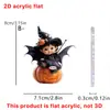 Colgantes de Acrílico 2D para Coche y Regalos para Eventos de Halloween Transfronterizos