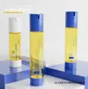 Botella de Loción en Forma de U de Gran Capacidad Personalizada Tipo Prensa, Transparente de Cambio de Color Moldeada por Inyección, Botella de Loción Cosmética con Esencia al Vacío