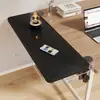 Placa de extensión de escritorio, uso en oficina, no requiere taladro, panel de mesa extensible, soporte de brazo plegable, bandeja para teclado