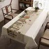 Nova Toalha de Mesa Estilo Chinês, Impermeável, à Prova de Óleo, Lavável, Resistente ao Calor, Novo Modelo 2026, Toalha de Mesa de Centro de Alta Qualidade, Toalha de Mesa de Chá