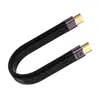 Cabo USB C4.0 suporta transmissão de vídeo HD 8K Linha FPC flexível para raio 3 de função completa cabo curto 40 GB