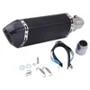 Tubo de Escape Deportivo Modificado para Motocicletas de Carreras de Gran Cilindrada, Adecuado para Kawasaki, Huanglong 600 y Otros Modelos Universales Hexagonales Pequeños