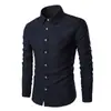 Camisas de Manga Larga para Hombre de Venta Caliente, Nuevas, Europeas y Americanas, con Impresión 3D, Camisas Casuales de Moda con Cuello