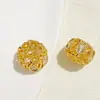 Acessórios de cristal de ouro 14K com alta retenção de cor, incrustados com zircônia, contas de furo grande, contas com contas, material para acessórios de pulseira DIY