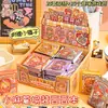 Libro de Pegatinas para Vestir Mini Mochi, Mini Libro de Frijoles, Vestir Escena Miniatura, Juguete de Libro Tranquilo DIY para Niños