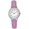 Comércio Exterior Transfronteiriço Novo Estilo Simples Digital Moda Liga Relógio de Quartzo Compacto Pulseira de Couro Relógio Feminino Atacado