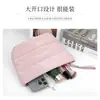 Bolsa de maquillaje minimalista brillante de exportación transfronteriza, ligera y fácil de llevar para viajar, neceser impermeable, bolso de mano de gran capacidad