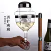 Taza estilo japonés similar a las de los restaurantes japoneses, utensilios para sake japonés, jarra para vino de hielo, dispensador de vino frío, dispensador de vino, dispensador de vino de hielo tipo goteo, calentador de vino