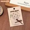 Nuevos pasadores de tela color café, versátiles y lindos, adecuados para niñas, elegantes pasadores para flequillo, pasadores laterales y elegantes accesorios para el cabello