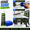 KineShineX Lubricante para Cadena de Bicicleta 10ml Pasta Lubricante para Cadena de Bicicleta Antióxido, Resistente al Desgaste, Reduce el Ruido, Suave