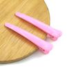 Pinza de pico de pato de plástico transfronteriza color caramelo horquilla para el cabello diy color jalea pinza de palabra flequillo cocodrilo venta al por mayor