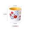 Xícara de Café Árabe Colorida Preparada à Mão para Compartilhar Pequena Xícara de Chá Xícara com Aroma de Flores Branca Manual do Oriente Médio Conjunto de 6 Peças