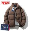 Jaqueta Acolchoada Tendência Nasa com Gola Alta para Casal, Masculina e Feminina, Nova de Inverno 2026, Grossa, Quente, Casal, Puffer