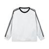 Marca de Moda Transfronteriza Estilo Americano Camiseta de Manga Raglán Camiseta de Grupo Hombro Peso Pesado Sudadera de Cuello Redondo Personalización