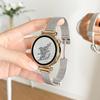 Adecuado para Huawei Gt7 Samsung Apple 10 Modelo Delgado S11 Acero Inoxidable Espiga de Trigo Magnético Watch5 Correa de Reloj de Metal para Mujeres