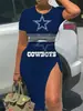 Vestido de una pieza de mujer africana de moda transfronterizo de longitud media para mujer, ajustado, sexy, estilo Spice Girl, nicho callejero, versátil