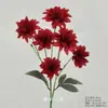 Casamento Estilo Chinês Estilo Vermelho Decoração de Guia de Estrada Arranjo de Flores Artificiais Flor de Teto Cerimônia de Noivado Arranjo de Banquete Arte com Flores Artificiais de Casamento