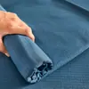 Sábana de algodón original, de doble capa tipo gasa nube, color liso, para cama individual o matrimonial, para dormitorios y recámaras, para todas las estaciones