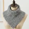 Bufanda Caliente Directo del Fabricante Estilo Coreano Color Sólido para Mujer Otoño/Invierno Nuevo Tejido de Lana Pulóver Protector de Cuello
