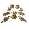 Tirador de puerta de armario con cajón forjado de latón macizo para muebles, armario, zapatero, etc.