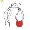 Bolsa de collar de cuero de media luna de gran venta Moda Colgante de cuello Adornos colgantes Ropa de compras Colgante con forma cóncava Bolsa de media luna
