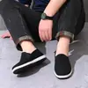 Jihua 3515 hombre fuerte ajenjo zapatos de tela del viejo Pekín para hombre de un paso de una sola capa zapatos lasaña casuales zapatos de trabajo primavera y otoño verano
