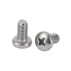 Tornillos Máquina de Cabeza Redonda Phillips de Acero Inoxidable 304, Tornillos Extendido de Cabeza Redonda M3M4 Cabeza de Pan, Tornillos Máquina Pm en Stock
