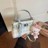 Bolso Kelly a Cuadros Súper Popular Estilo Coreano 2026 Moda Tendencia Dulce Bolso de Hombro Fresco Bolso de Mano Diario para Viajes