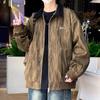 Chaqueta Estampada Tie-Dye para Hombre Primavera y Otoño Nueva Marca de Tendencia Top Juvenil Talla Grande Casual Versátil Chaqueta de Trabajo