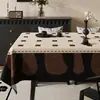 Mantel Vintage Estilo Francés, Lavable, Impermeable, A Prueba de Aceite, Mantel de Mesa, 2026 Lujo Ligero Tela Vintage de Alta Gama Mantel para Mesa de Café