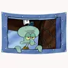 Bob Esponja Calamardo Tentáculos Tela de Fondo Divertida 3x5 pies