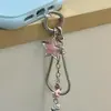 Estilo Ins moda coreana estrella cadena de hueso de serpiente cadena para teléfono llavero colgante de cámara ccd colgante para niña