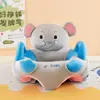 Sofá de Aprendizaje para Sentarse de Bebé, Asiento de Seguridad para Bebé, Colgante Calmante, Herramienta de Aprendizaje para Sentarse con Forma de Dibujo Animado para Bebé, Sofá para Silla Alta