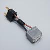 Portalámpara cerámico para faro de automóvil H4/9003, cabeza de lámpara H4 macho y hembra, línea de conversión, arnés de cableado, línea adaptadora resistente a altas temperaturas