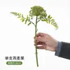Buquê de Planta Artificial com Fruta de Aveia e Fruta de Arroz, Plantas Verdes Artificiais e Plantas Aquáticas para Decoração Suave de Hotel Comercial, Flores Artificiais