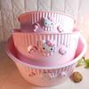 Lavabo pequeño de plástico para niños, ideal para lavar verduras, lavar la ropa, lavar el dormitorio de bebés y estudiantes, para mujeres.