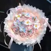 Ramo de Alas Rosa Eterna Beso de Hada Flor de Jabón Regalo Qixi para Novia Mejor Amiga Regalo de Cumpleaños