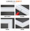 Tira de borde tridimensional 3D, pegatinas de pared autoadhesivas, impermeables, para la línea de cintura, para sala de estar, anticolisión, para el marco de la puerta, pegatinas decorativas para el suelo y la línea del pie.