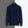 Venta al por mayor transfronteriza: Nueva colección Otoño/Invierno 2026 de suéteres de punto de cuello alto para hombre, suéteres casuales tipo pullover, tops cálidos, camisas de manga larga