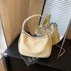 Bolsos de Moda para Mujer para el Verano 2025, Versátiles Bolsos Casuales de Hombro y Cruzados Tipo Dumpling para Axila