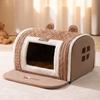 Caseta para Mascotas Nueva de Otoño e Invierno Transfronteriza, Caseta Cómoda y Suave para Perros, Caseta Universal para Perros Golden Retriever para Dormir en Todas las Estaciones