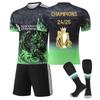 Salah Não. 11 Crianças 2425 Padrão Taça de Ouro Liverpool Campeonato da Premier League Edição Comemorativa Conjunto de Camisa Masculino Transfronteiriço