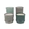Jarrón de Porcelana Azul y Blanca de Jingdezhen, Maceta de Cerámica Roja Bajo Esmalte, Adorno Decorativo, Obra de Arte Moderna Creativa para Arreglo Floral en Casa